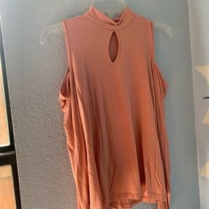 Papaya pink long sleeve top
